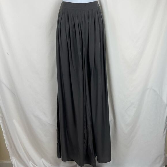 Sweet Sinammon Pewter Gray Wide Leg Party Event Pants NWOT Size M - Picture 2 of 12